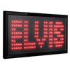 Licensed Elvis Framed Flashing LED Marquee Wall Sign (19"x10")